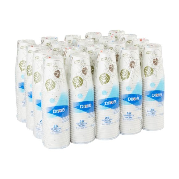 Dixie® (2338WS) 8 oz. Paper Hot Coffee Cup by GP PRO (Georgia-Pacific), Pathways - Picture 2 of 6